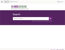 Tablet Screenshot of hiregroundjobs.com